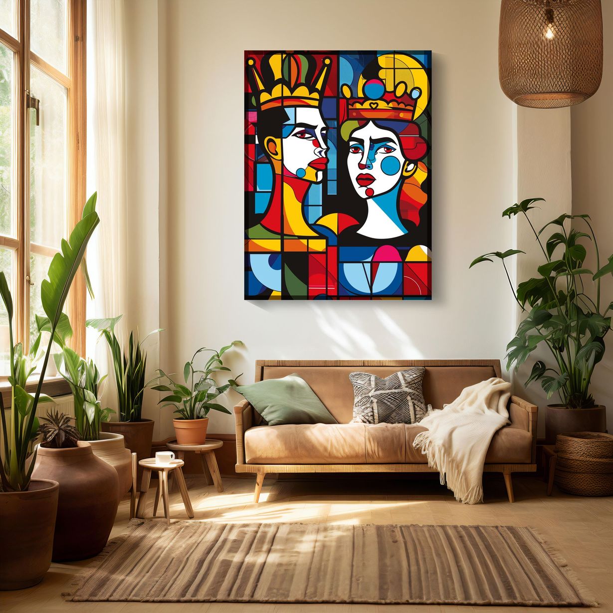 A Pop Art Royalty | Premium Wooden Framed Poster