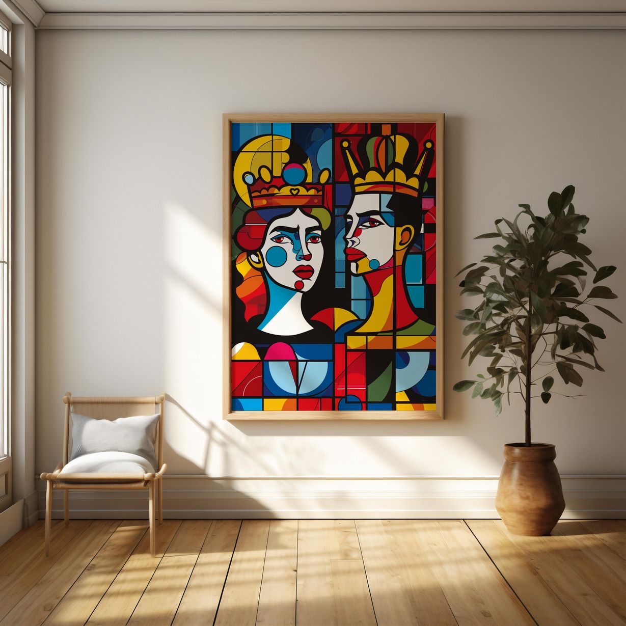 A Pop Art Royalty | Premium Wooden Framed Poster