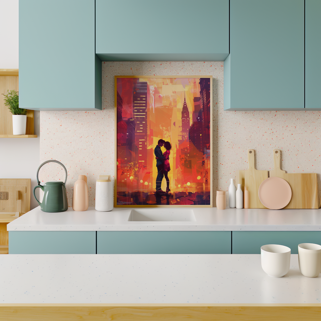 Urban Romance | Wooden Framed Poster