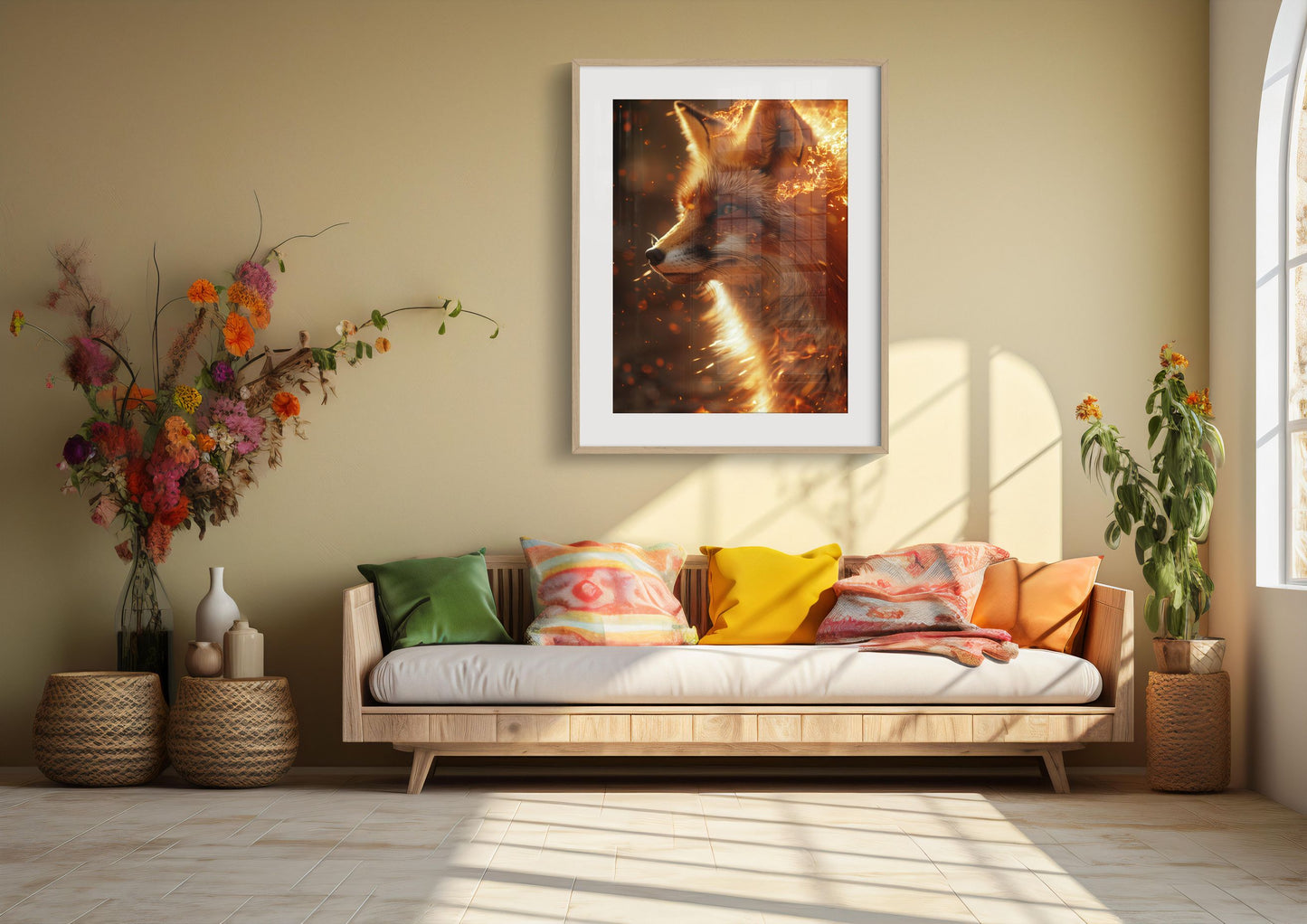 Blaze of Glory | Wooden Framed Poster