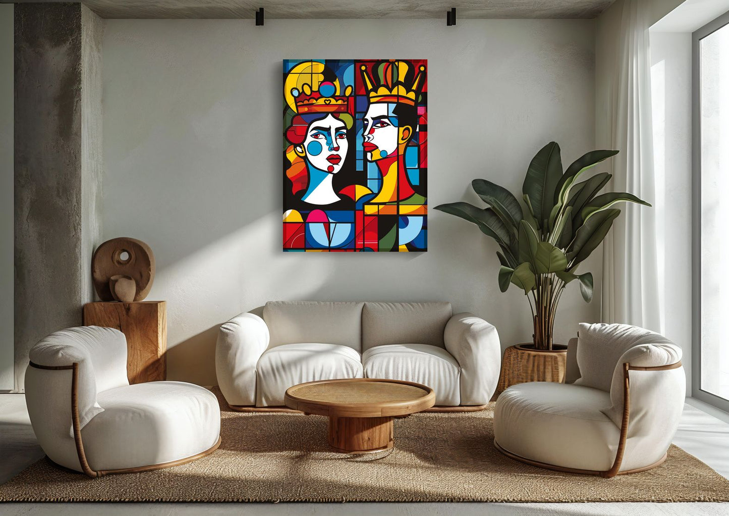 A Pop Art Royalty | Wooden Framed Poster