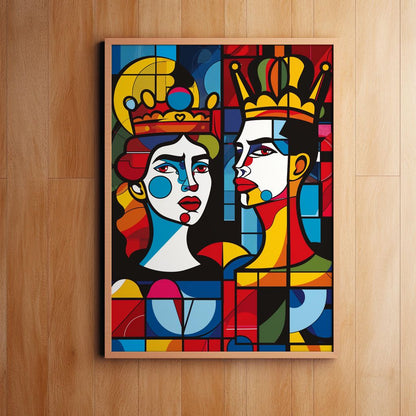 A Pop Art Royalty | Wooden Framed Poster