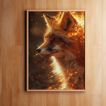 Blaze of Glory | Wooden Framed Poster