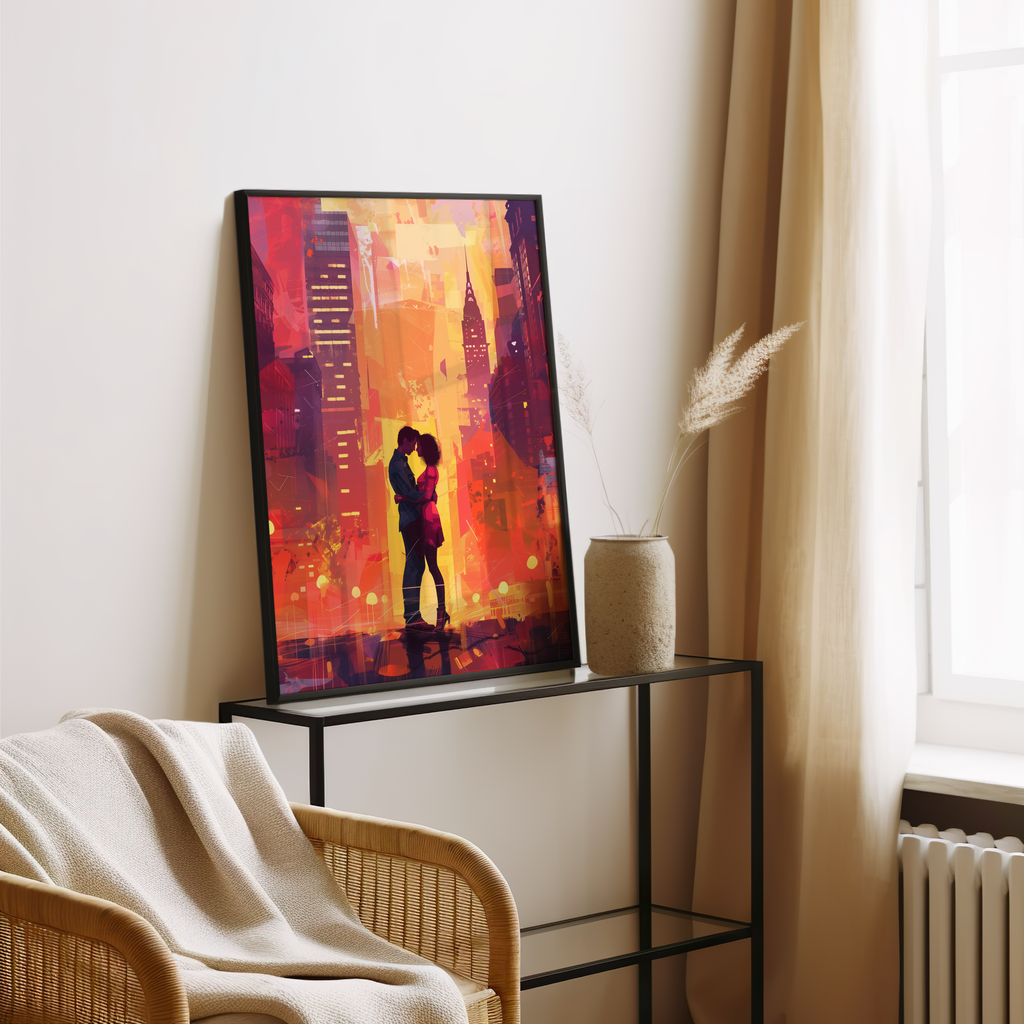 Urban Romance | Wooden Framed Poster