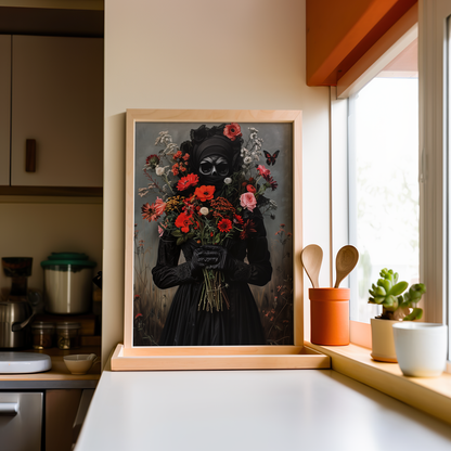 Whispers of the Shrouded Garden | Wooden Framed Poster