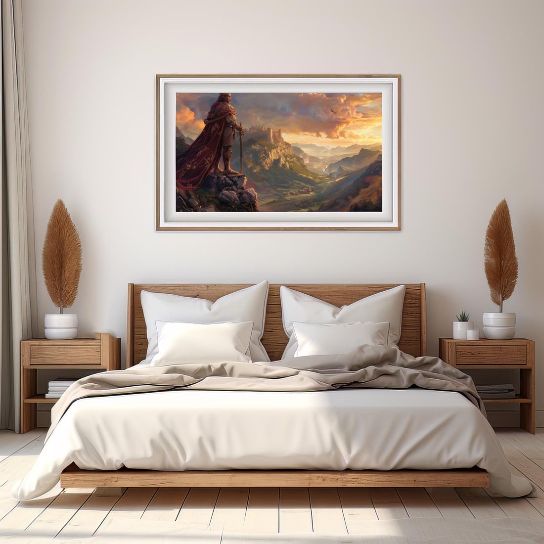 Majesty Over the Realm | Wooden Framed Poster