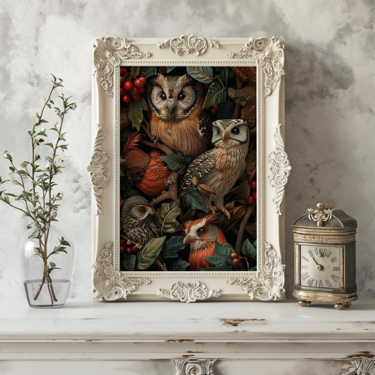 Avian Symphony | Premium Wooden Framed Poster