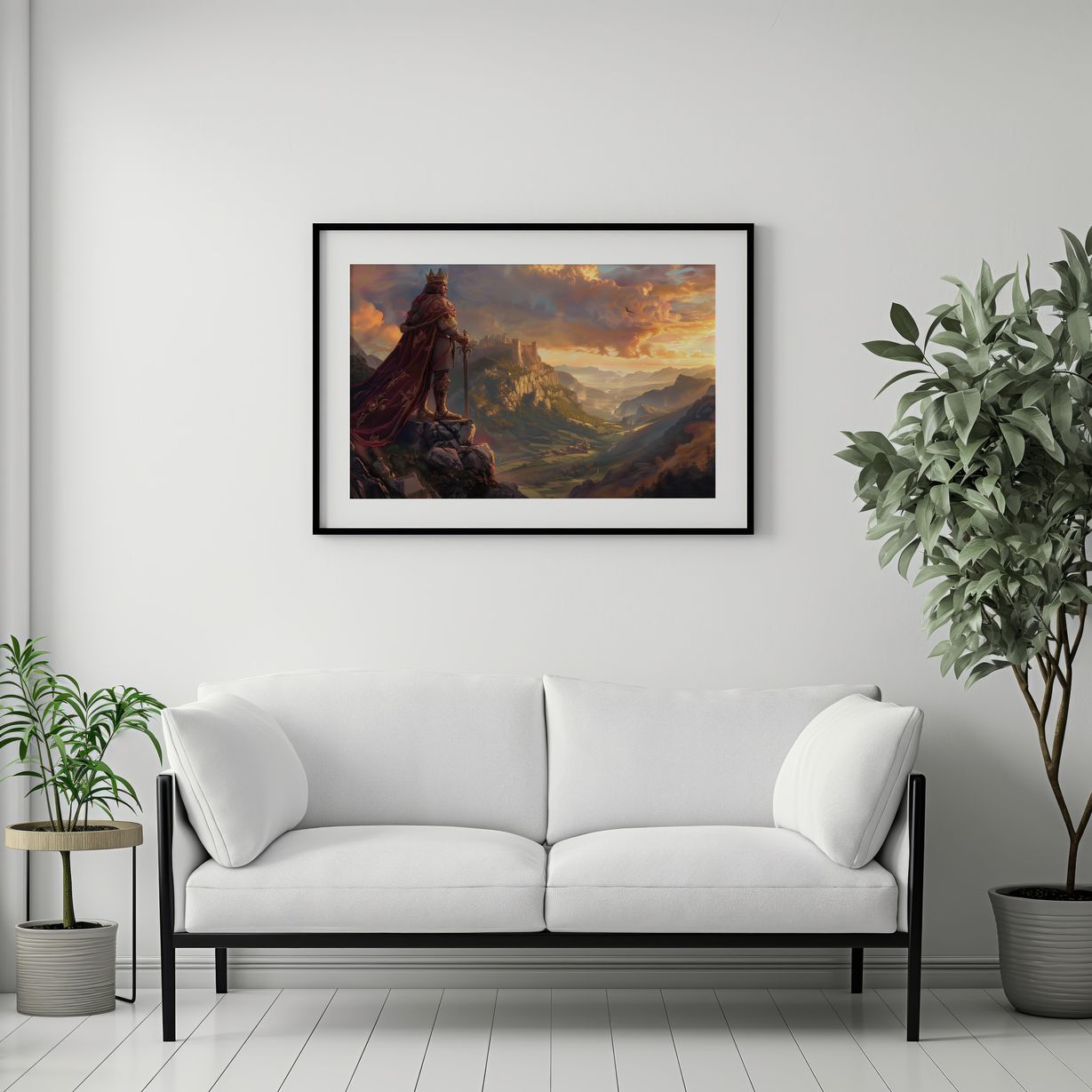 Majesty Over the Realm | Metal Framed Poster