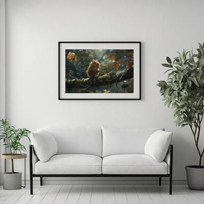 Autumn Whispers | Brushed Aluminum Print