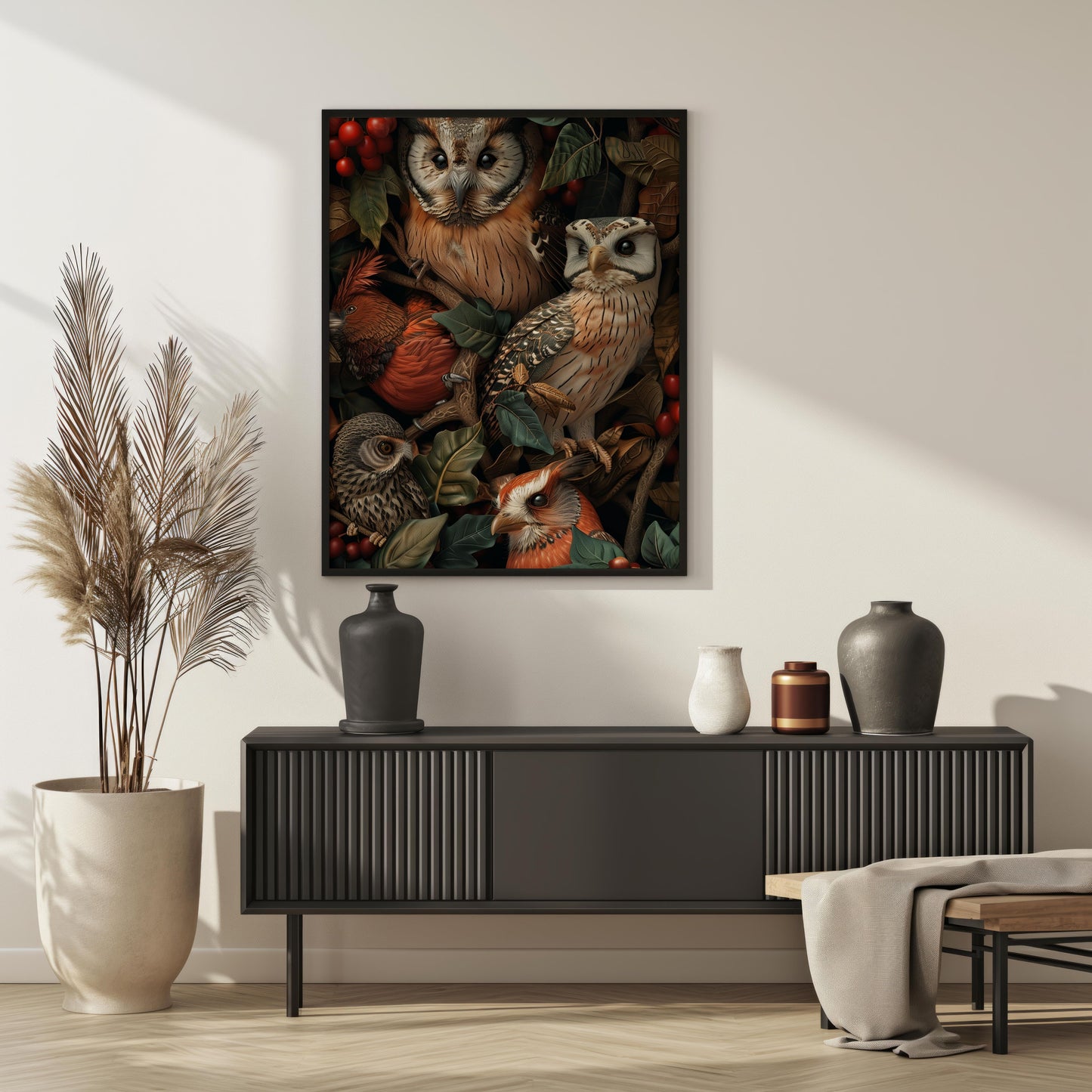 Avian Symphony | Premium Wooden Framed Poster