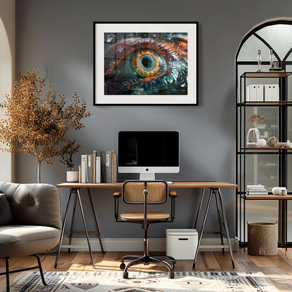 Vision of the Abyss | Wooden Framed Poster