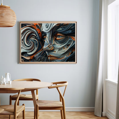 Spiral Dreamscape | Metal Framed Poster