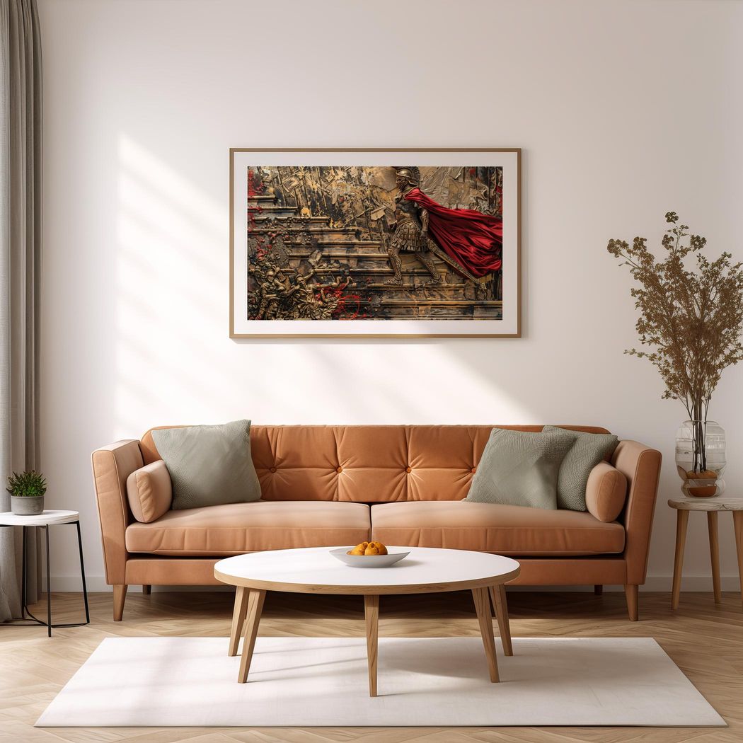 Ascend of the Conqueror | Premium Wooden Framed Poster