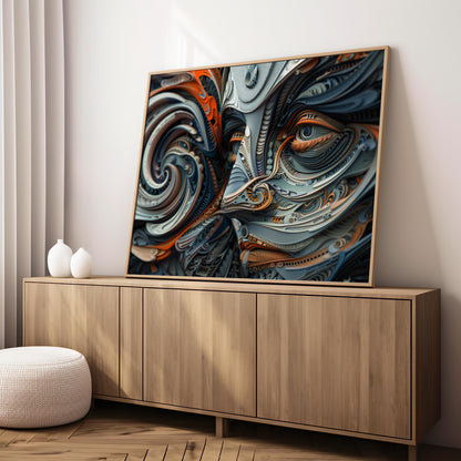 Spiral Dreamscape | Wooden Framed Poster