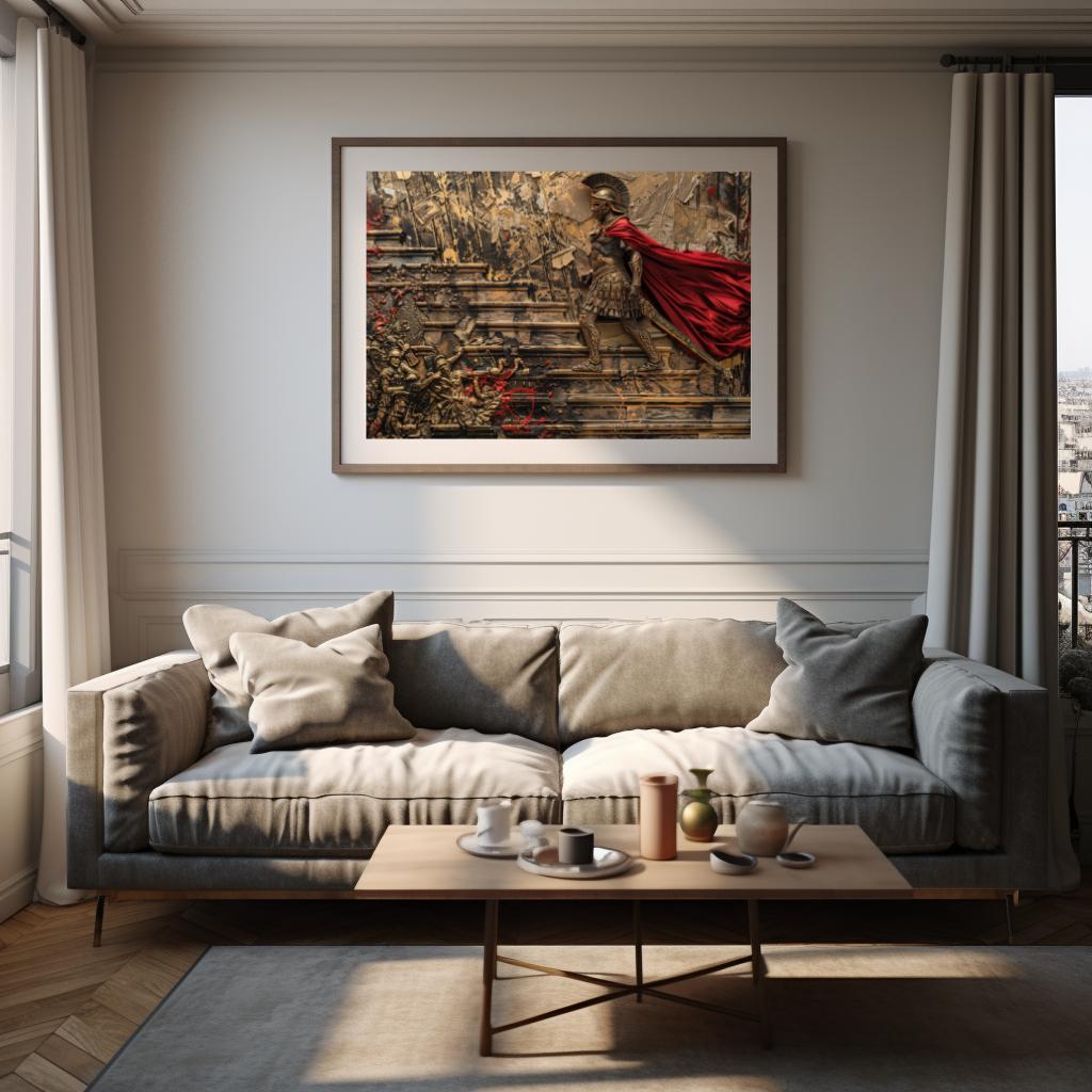 Ascend of the Conqueror | Premium Wooden Framed Poster