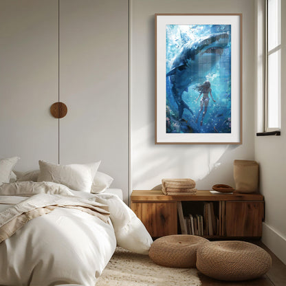 Abyssal Harmony | Wooden Framed Poster