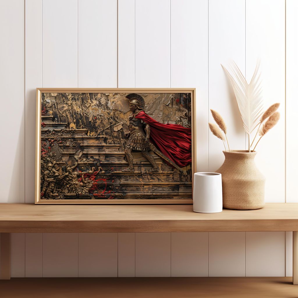 Ascend of the Conqueror | Premium Wooden Framed Poster