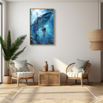 Abyssal Harmony | Wooden Framed Poster