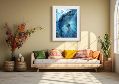 Abyssal Harmony | Wooden Framed Poster