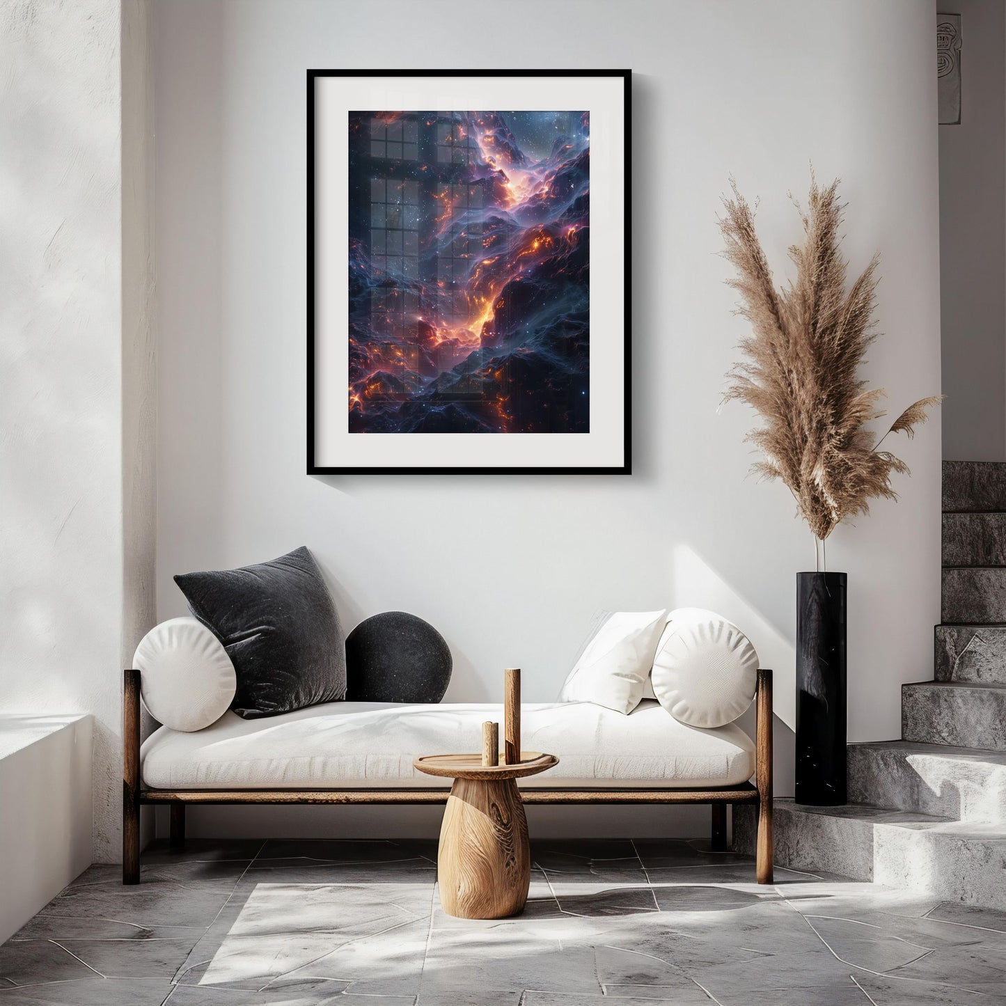 Celestial Embers | Brushed Aluminum Print