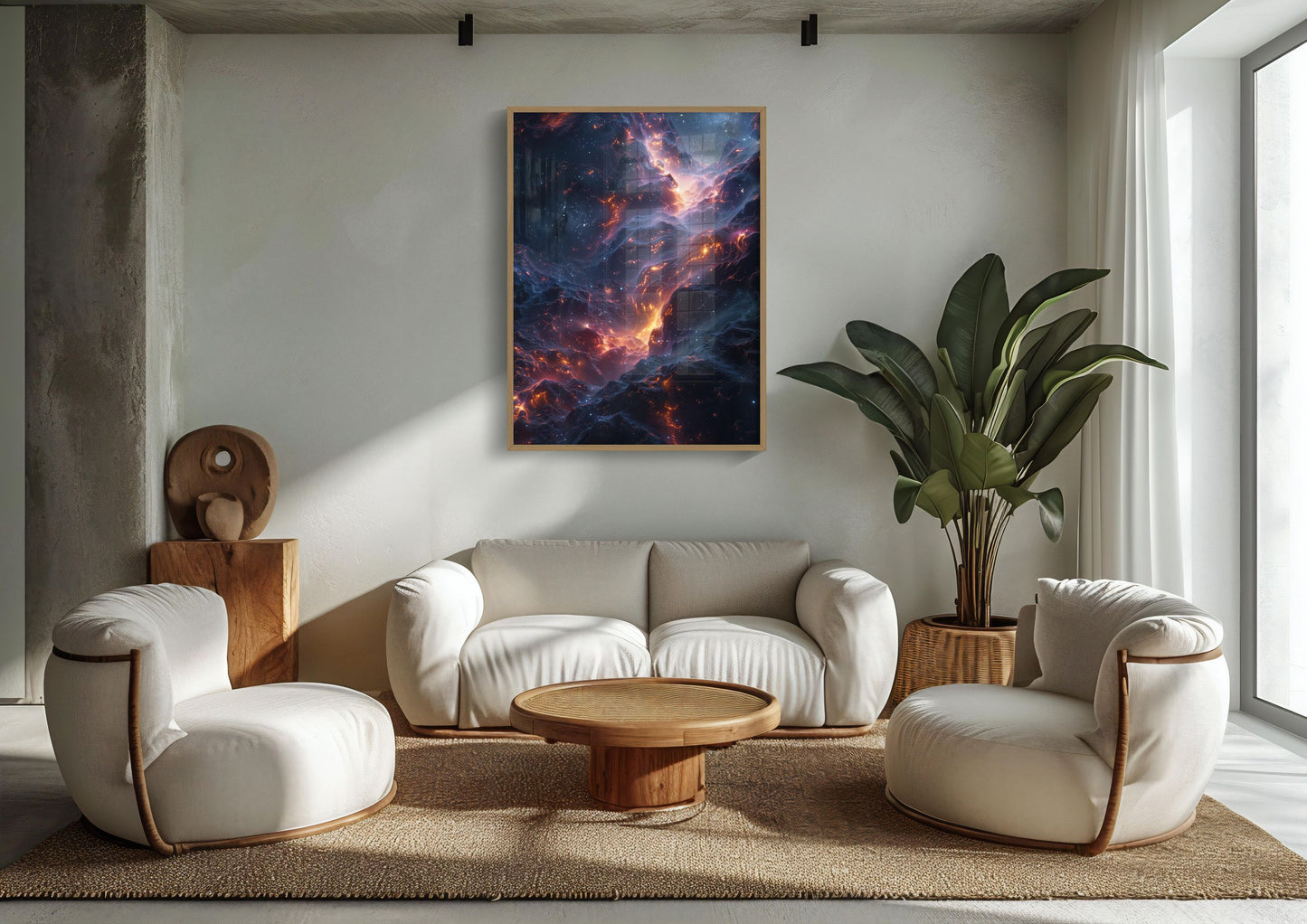 Celestial Embers | Brushed Aluminum Print