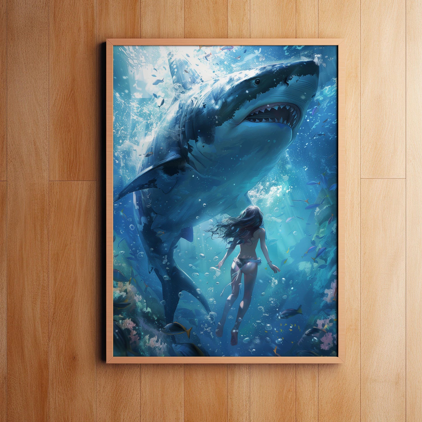 Abyssal Harmony | Wooden Framed Poster