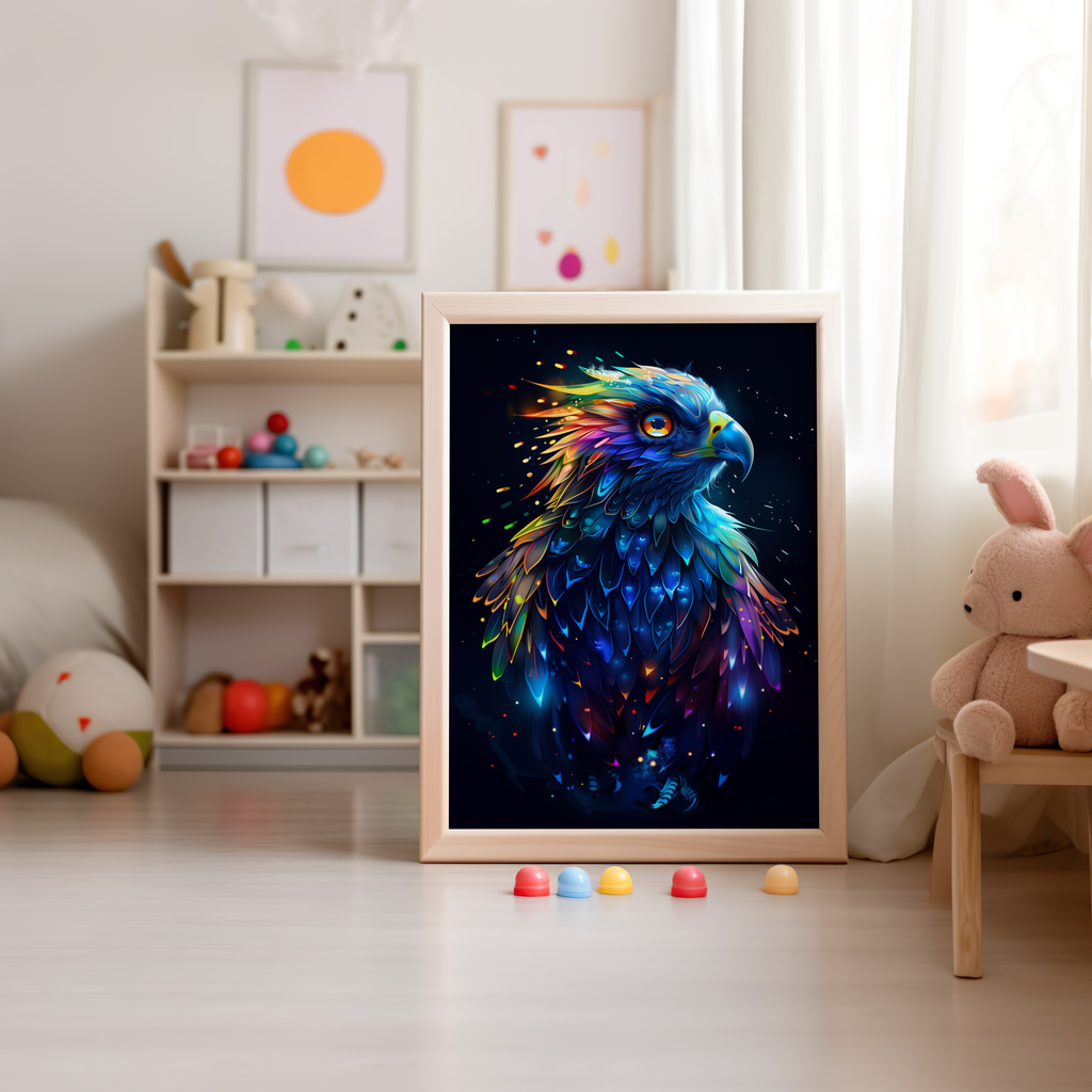 Spectral Visionary of the Skies | Poster Print