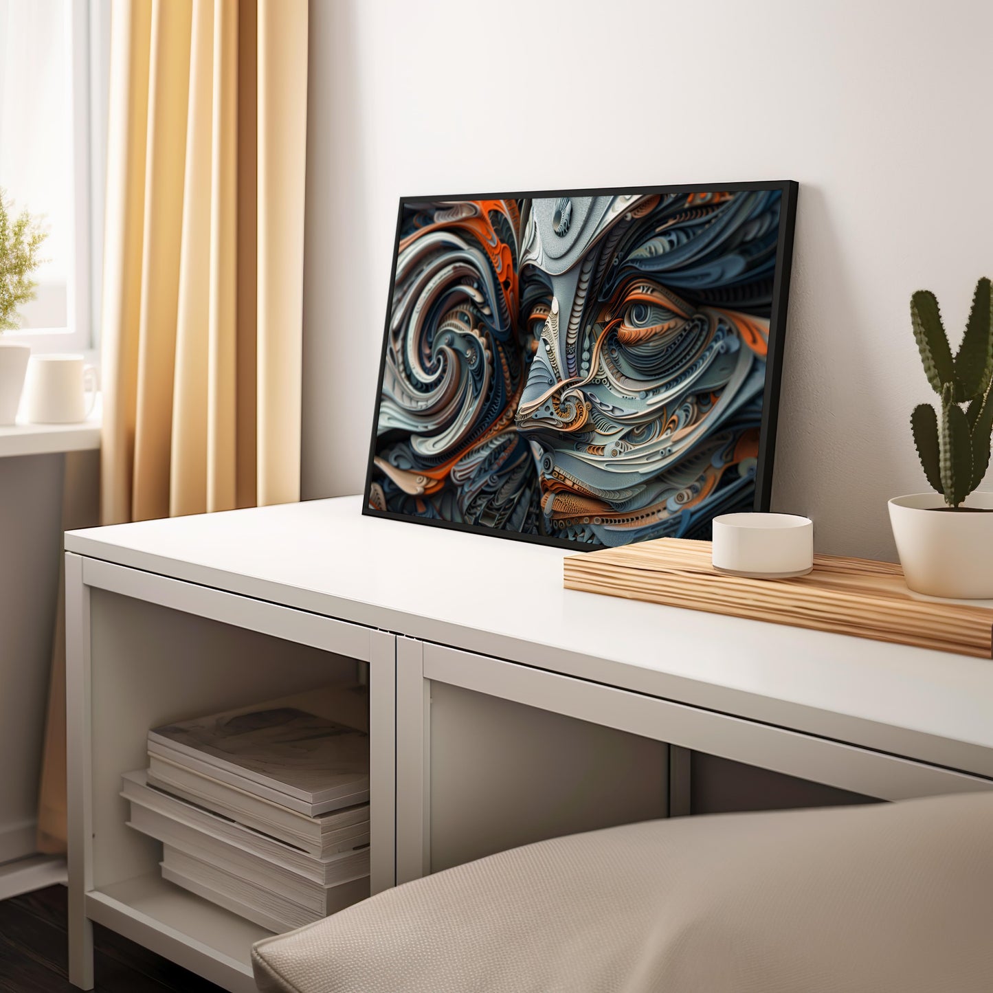 Spiral Dreamscape | Brushed Aluminum Print