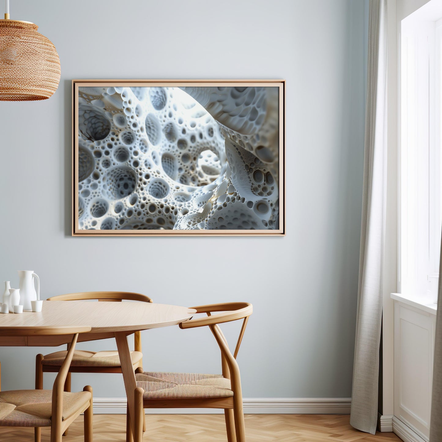 Microscape Infinity | Brushed Aluminum Print