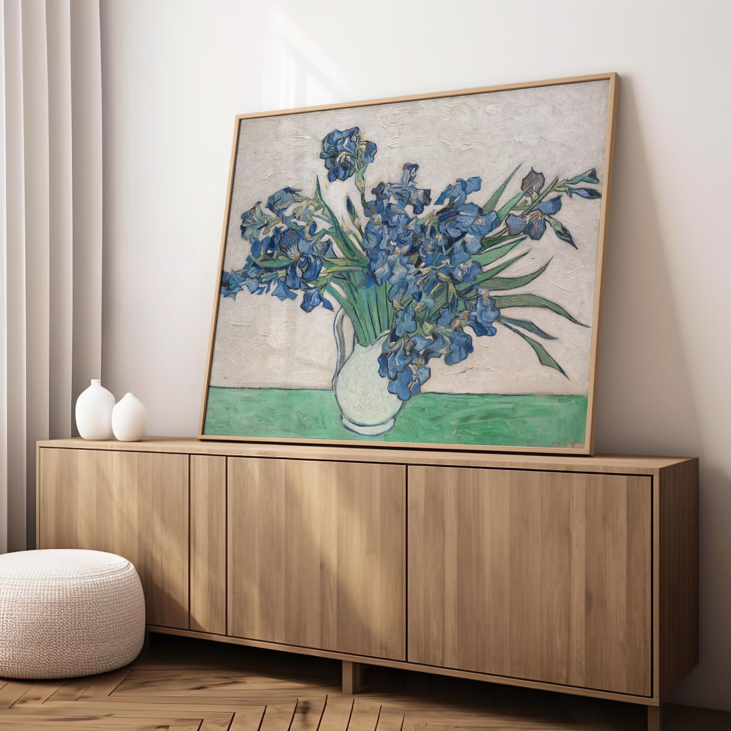 Irises | Wooden Framed Poster