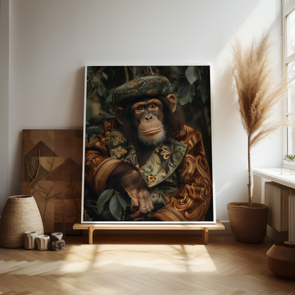 The Regal Observer | Wooden Framed Poster