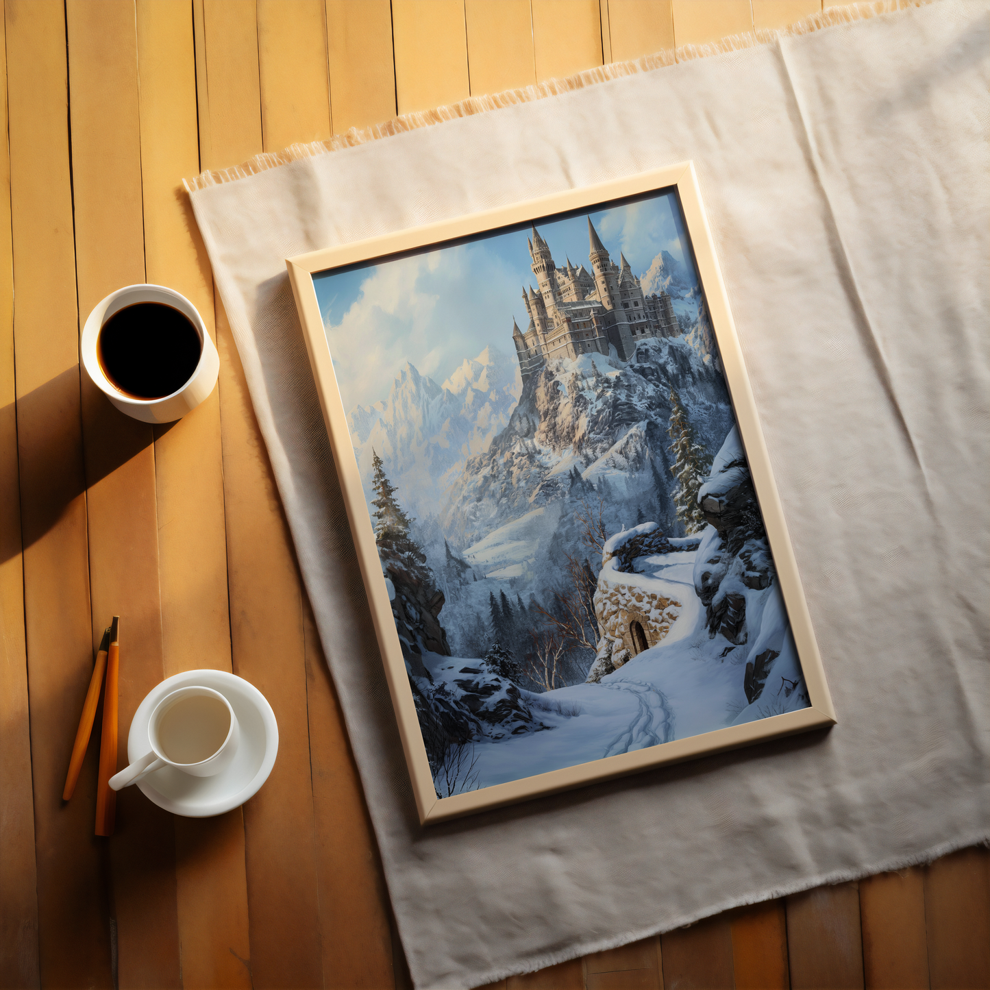 Winterlands of Wonder | Metal Framed Poster