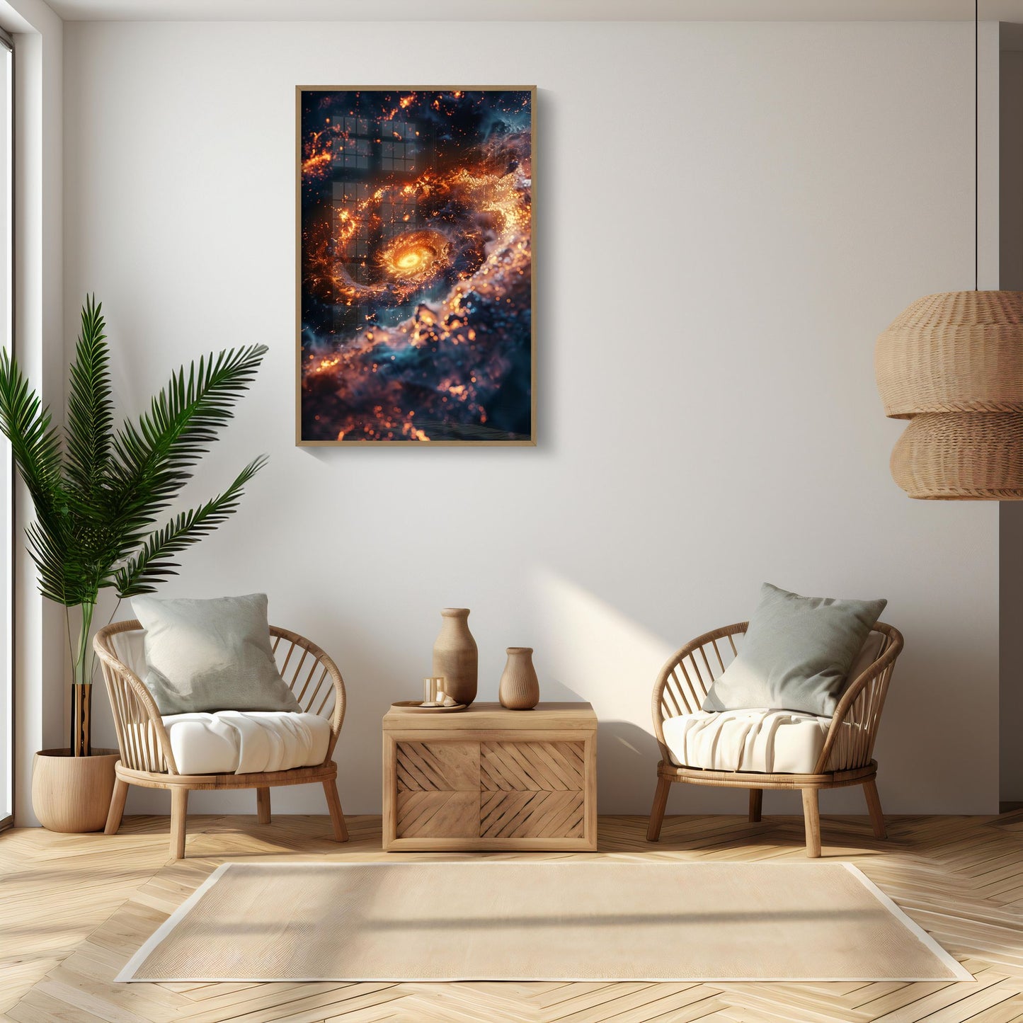 Cosmic Genesis | Wooden Framed Poster