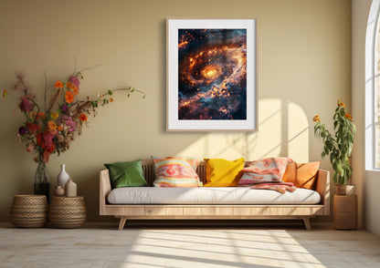 Cosmic Genesis | Metal Framed Poster