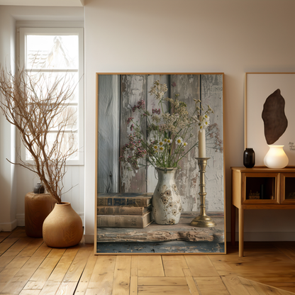 Vintage Still Life | Wooden Framed Poster