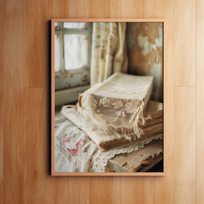 Heirloom Whispers | Premium Wooden Framed Poster