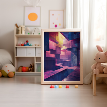 Chromatic Labyrinth | Canvas