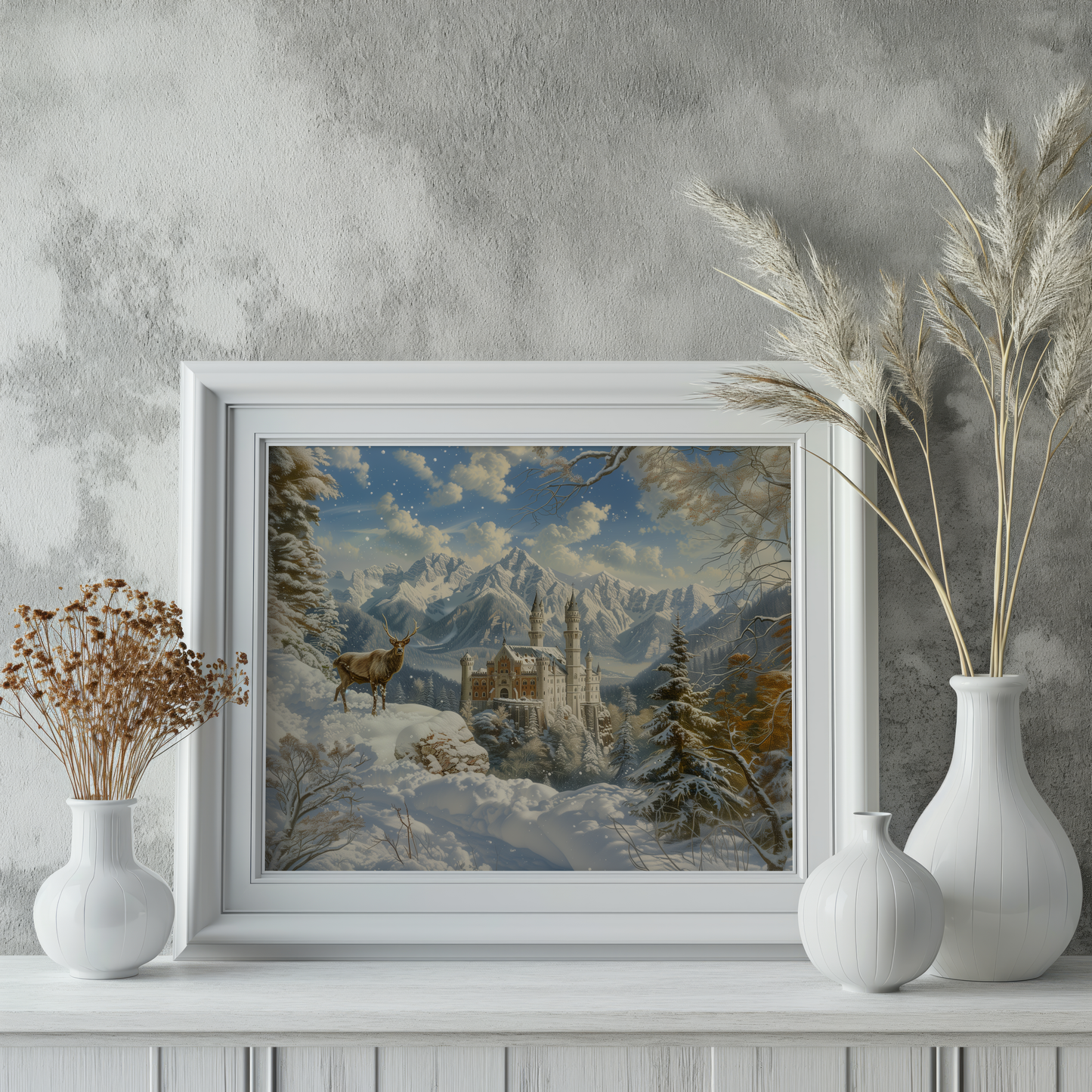 Whispering Winter Wonderland | Wooden Framed Poster