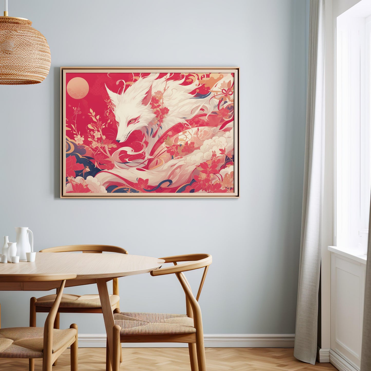 Crimson Whisper  | Metal Framed Poster