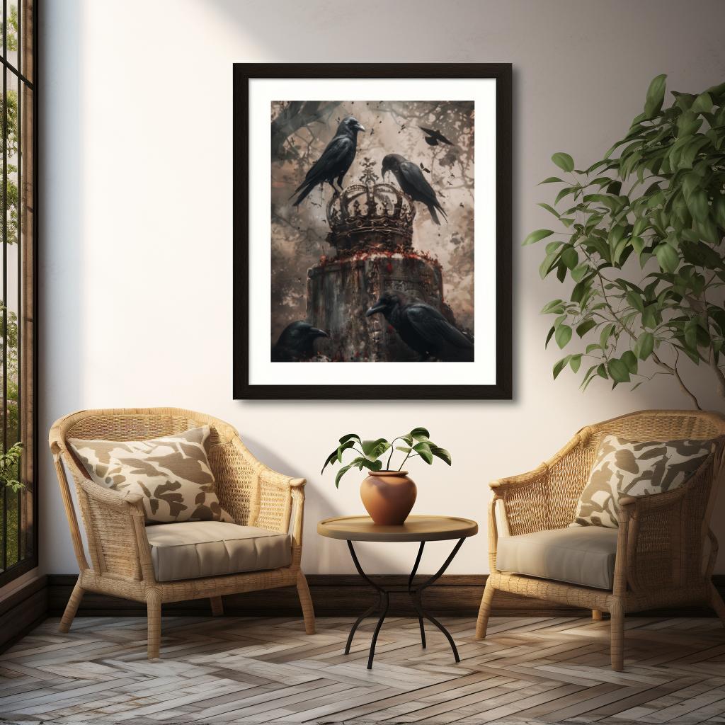 Throne of the Forgotten | Brushed Aluminum Print