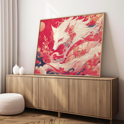 Crimson Whisper  | Brushed Aluminum Print