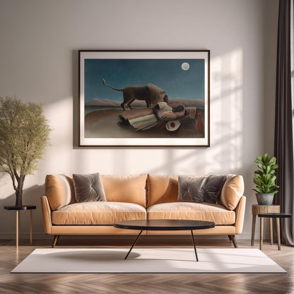 The Sleeping Gypsy | Premium Wooden Framed Poster