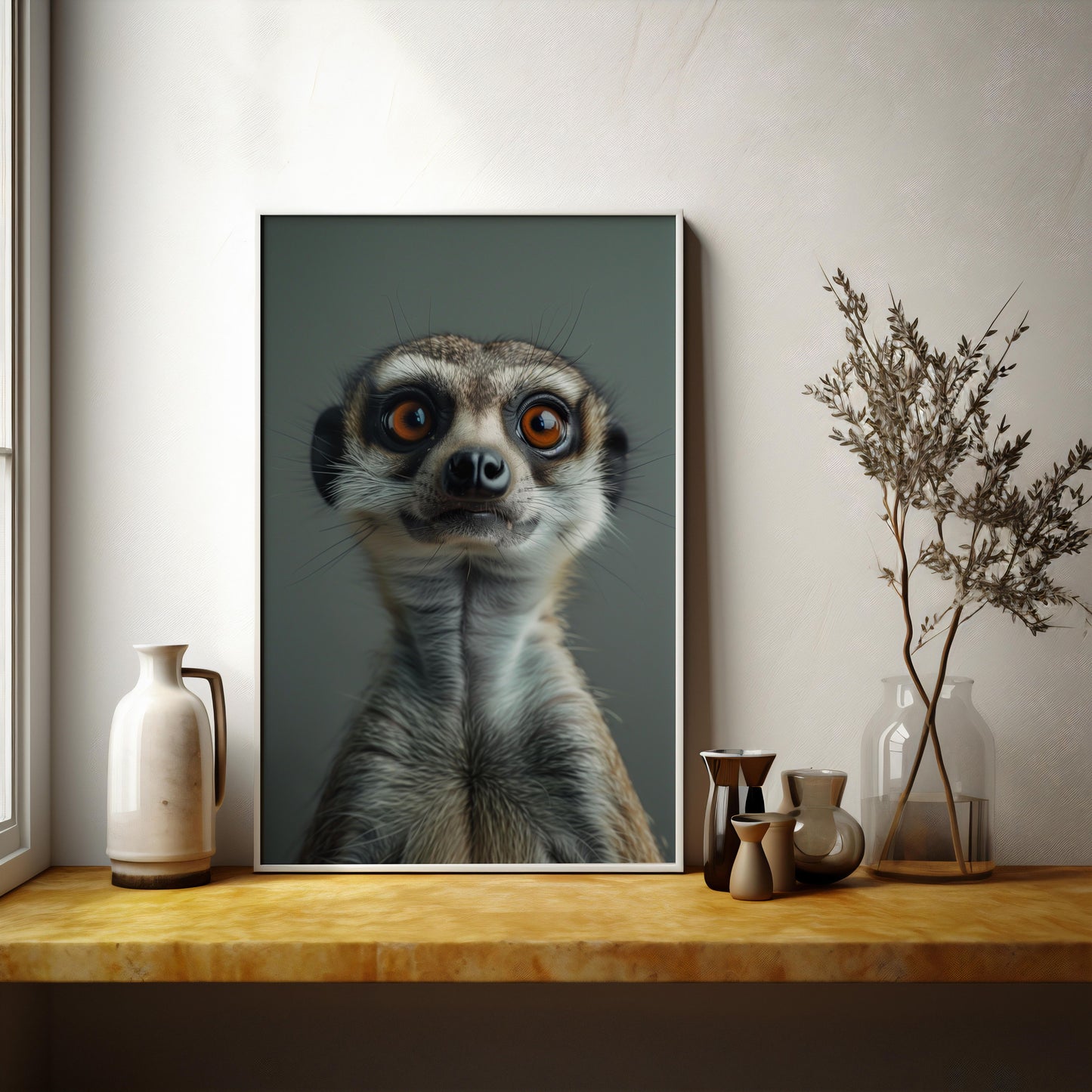 Curiosity in Focus | Metal Framed Poster