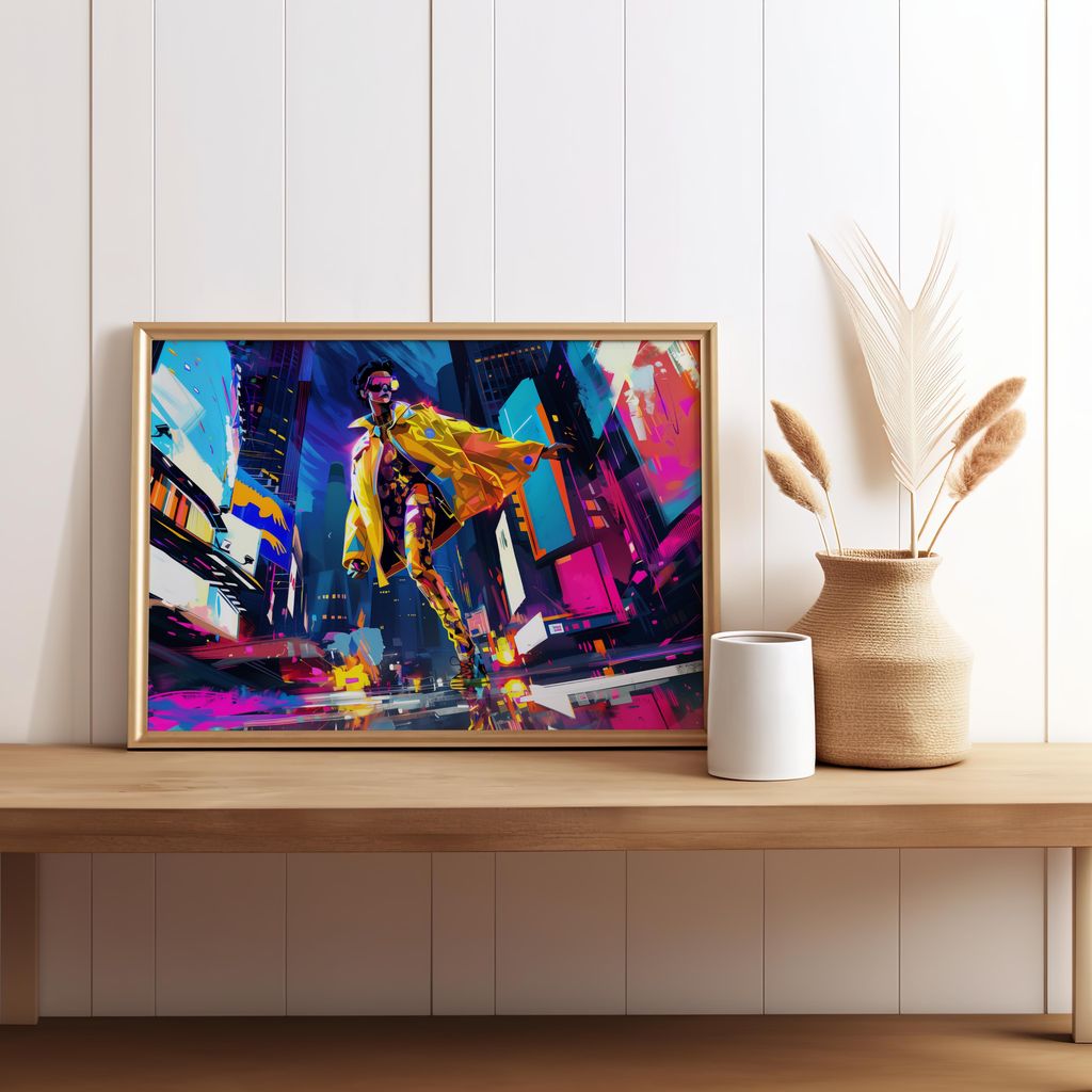 The Cyber Queen | Wooden Framed Poster