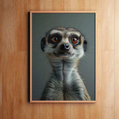 Curiosity in Focus | Wooden Framed Poster