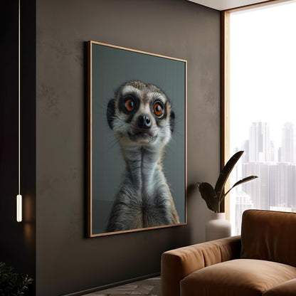 Curiosity in Focus | Metal Framed Poster