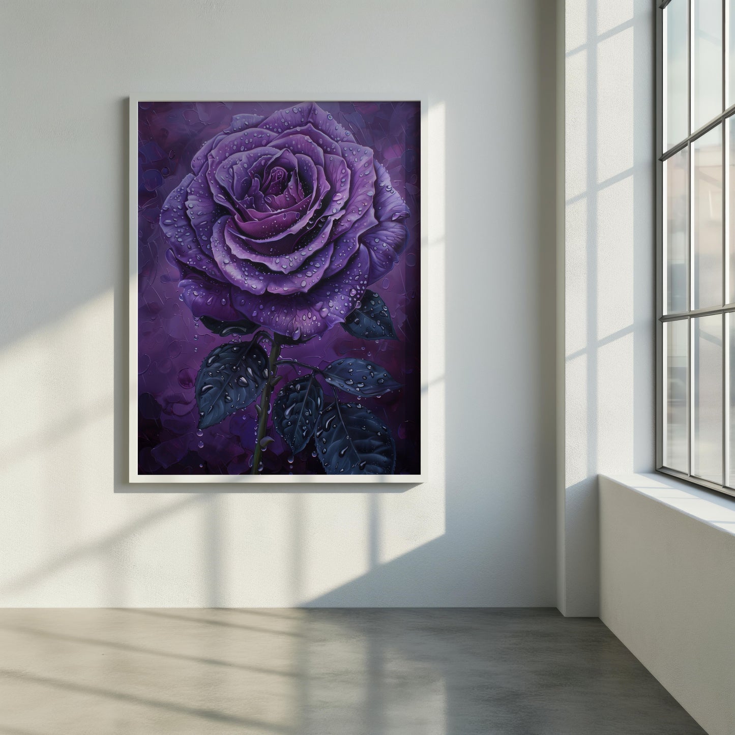 Dew-Kissed Amethyst | Poster with Hanger