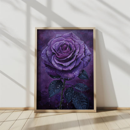 Dew-Kissed Amethyst | Canvas