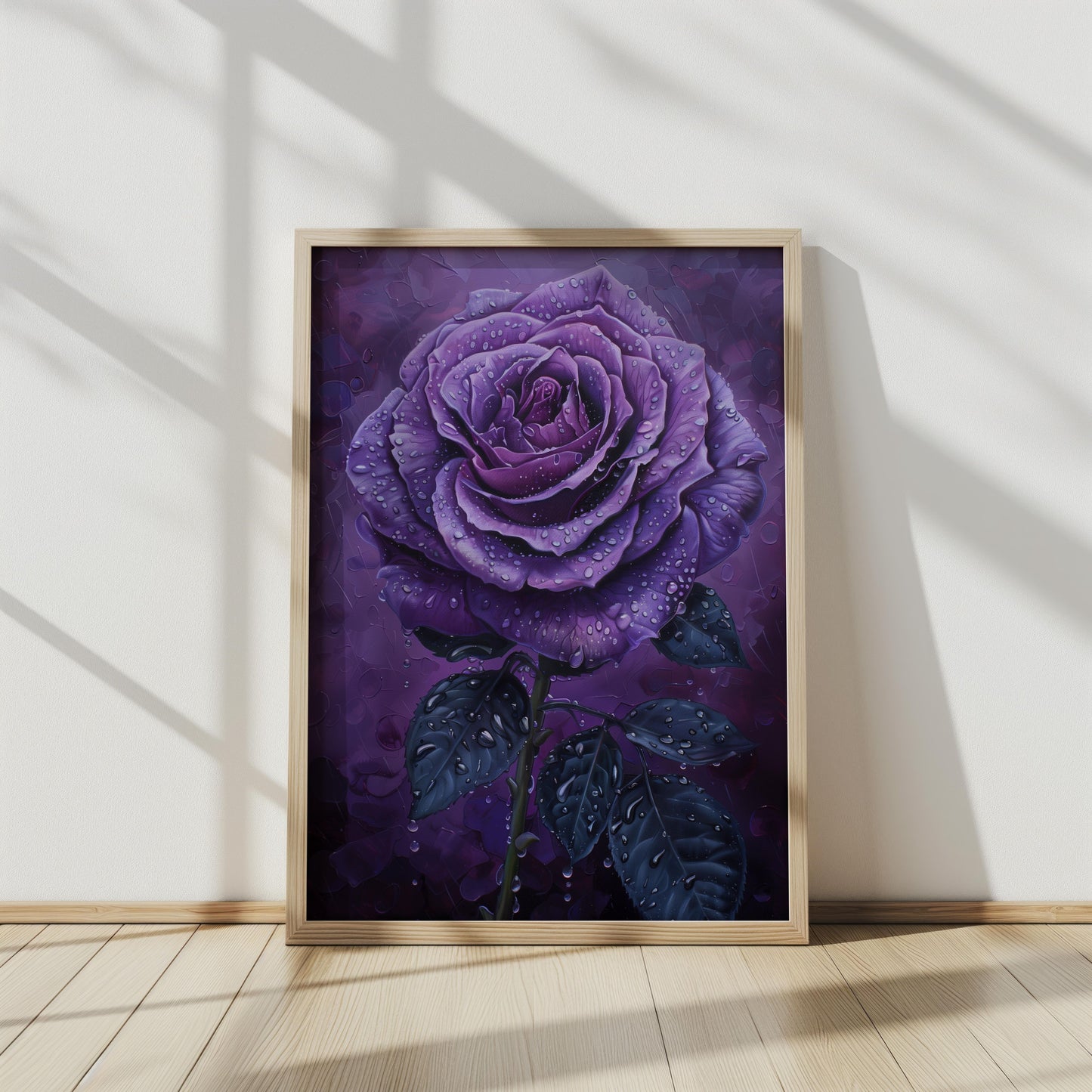 Dew-Kissed Amethyst | Acrylic Print