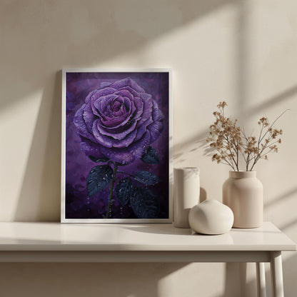 Dew-Kissed Amethyst | Acrylic Print